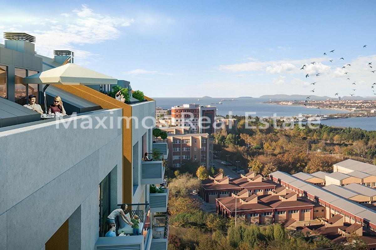 Ready to move in apartment for sale in Avcilar with sea view photos #1