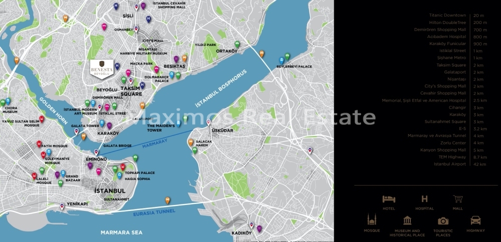 Rental Guaranteed Apartments for Sale Taksim photos #1