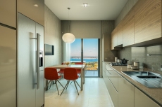 Ready to move in apartment for sale in Avcilar with sea view thumb #1