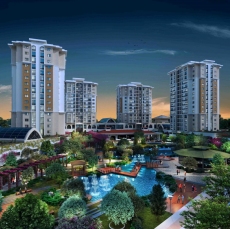 Residential area surrounded by Green landscapes in Başakşehir thumb #1
