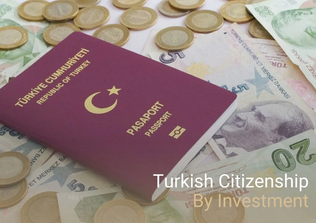 Turkish passport with Turkish Lira banknotes — citizenship by investment costs, USD 400,000 property threshold, TAPU tax, fees and total budget for foreign buyers | Maximos