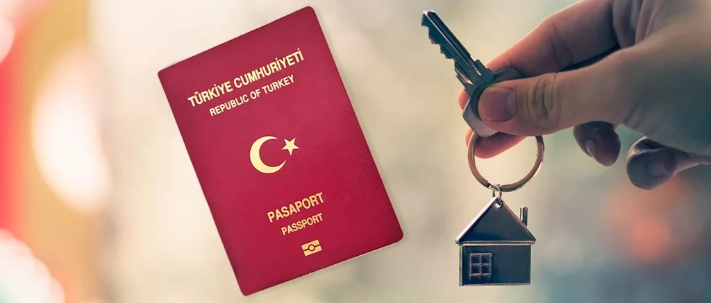 Turkish passport and house keys — step-by-step citizenship by property investment process, qualifying real estate purchase, TAPU transfer and foreign buyer application | Maximos Real Estate Turkey