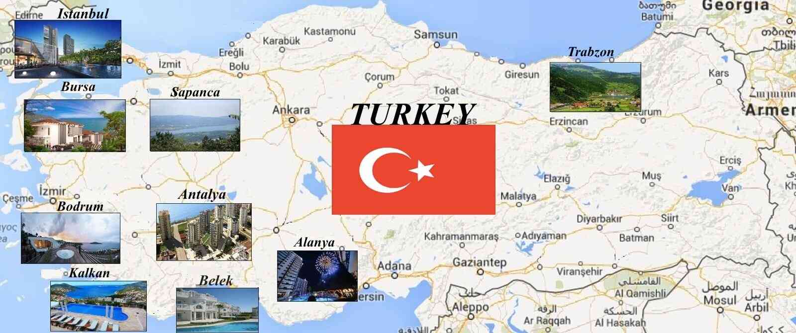 Turkiye Map